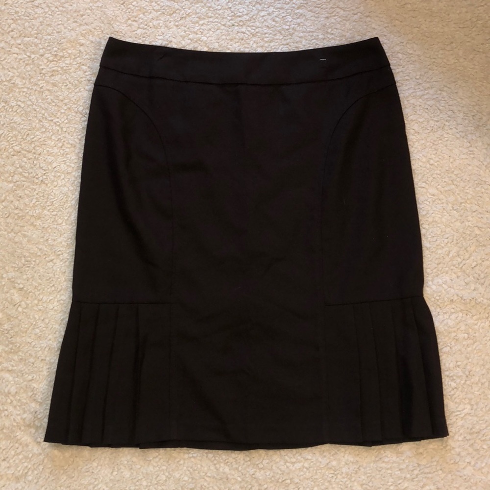 Ruffle Side Skirt Sexy Dark Brown Size 14